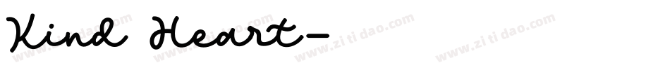Kind Heart字体转换